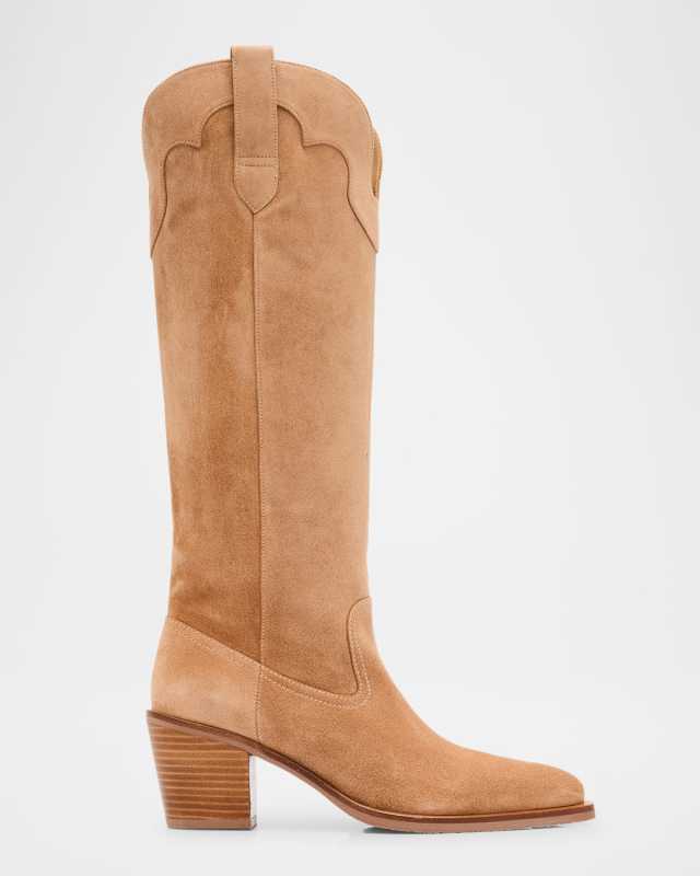 Felix Suede Western Boots
